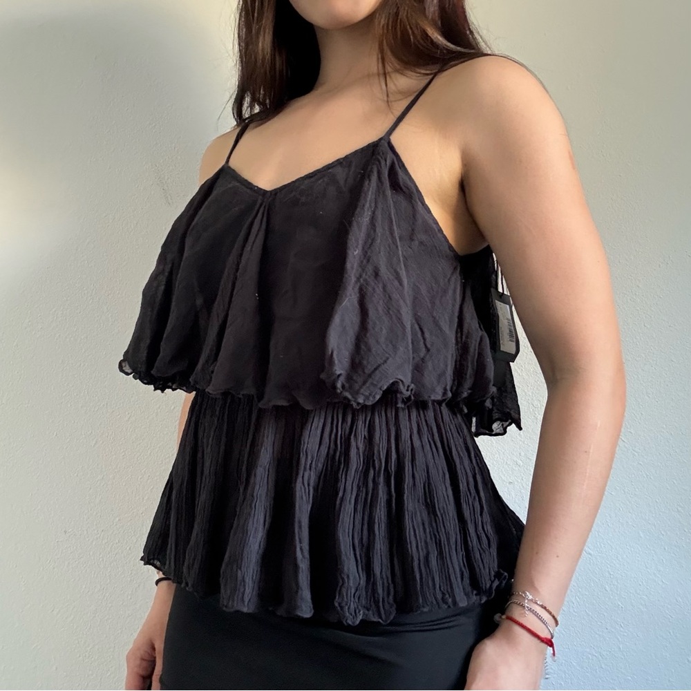 Mes Demoiselles Elegant Black Sleeveless Top - Picture 8 of 13
